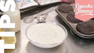 Buttermilk Recipe | No buttermilk? No problem! Make your own with this simple trick! | Cupcake Jemma