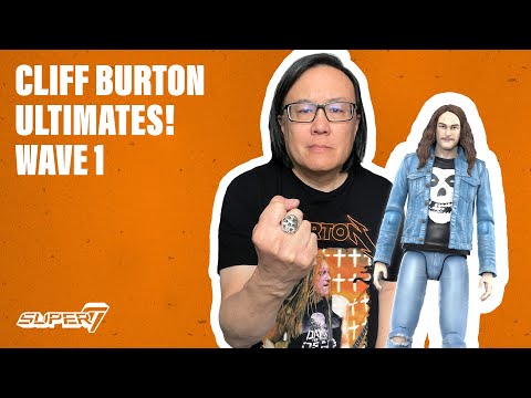 Super 7 Metallica Cliff Burton Ultimates 7-Inch Action Figure (Wave 1) 2023 Limited Edition image 9