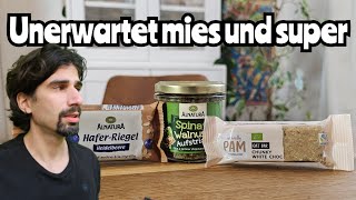 Bei Rossmann gekauft: Pamela Reif (also den Riegel), Alnatura Spinat Aufstrich und Haferriegel