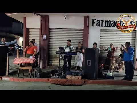 Culto desde el parque central de San Sebastián Retalhuleu