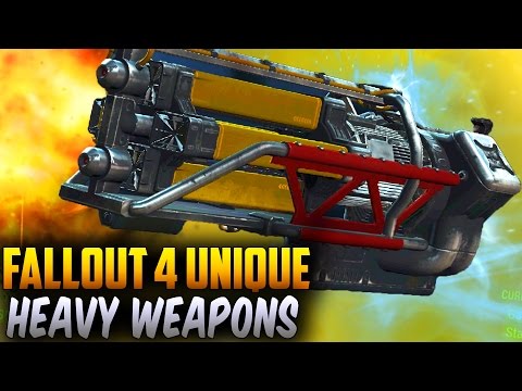 Fallout 4 Rare Weapons - TOP 7 Secret & Unique Heavy Weapons!