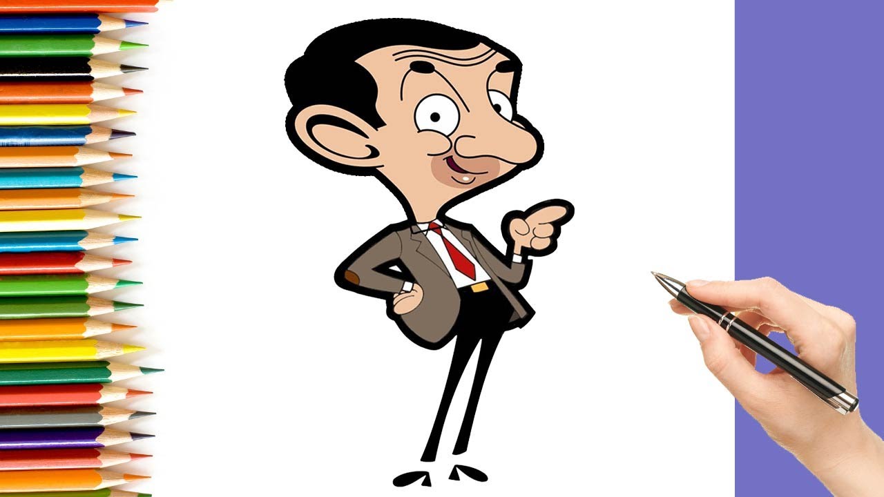 How to draw Mr Bean sketch