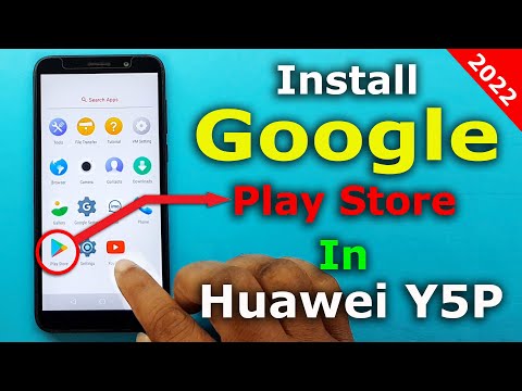 How to Install Google Play Store on Huawei Y5P (DRA-LX9) | Google Play Store Install Huawei Y5P 2022