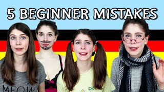 5 BEGINNER MISTAKES In German And HOW TO EASILY AVOID THEM