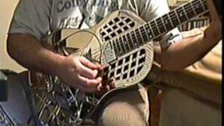 Video thumbnail for Republic Tricone Resonator open D tuning slide guitar Amazing Grace by jeffandtaxes