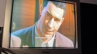 Mafia Definitive Edition Gameplay (On A CRT TV)