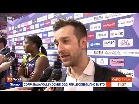 La finale di coppa Italia femminile e Conegliano Busto da Raisport