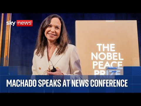 Maria Corina Machado's full news conference in Norway after winning Nobel Peace Prize