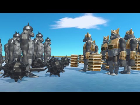 SHATTERILLA VS GHOR HAMMER - Animals Revolt Battle Simulator