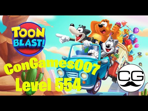 Toon Blast Android Level 554 3 Stars ConGames007