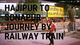 preview picture of video 'Hajipur to Sonpur jn journey by Railway Train'
