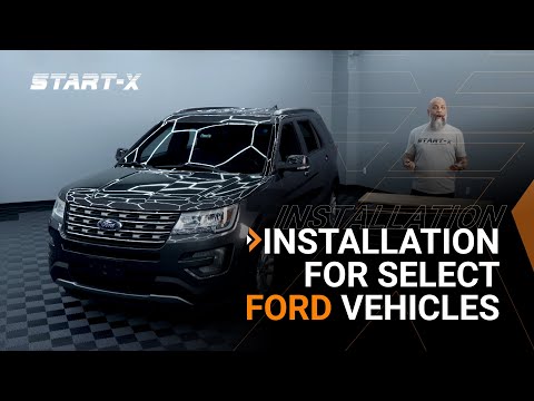 Install: Select Ford Vehicles Start-X Remote Start