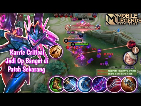 KARRIE CRITICAL KEMBALI MERAJALELA ! MELISSAPUN LANGSUNG TER EPIC COMEBACK KARRIE ! MLBB