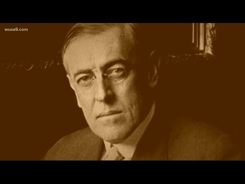 How did Woodrow Wilson persevere after being diagnosed with the 1918 Spanish Flu?