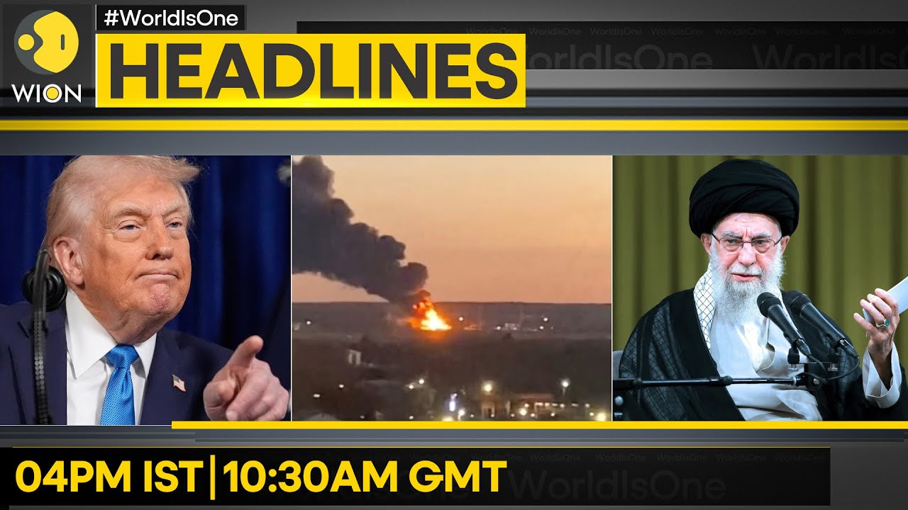 Khamenei Insists 'Will Not Back Down' | Kyiv: 4 Killed in Russian Drone Attack | WION HEADLINES