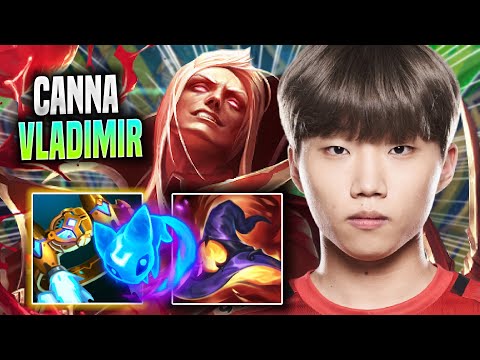 CANNA DESTROYING WITH VLADIMIR! - NS Canna Plays Vladimir TOP vs Kennen! | Season 2022