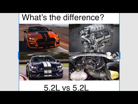 2020 GT500 5.2L difference from GT350 5.2L