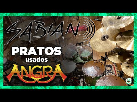 PRATOS USADOS NA GRAVAÇÃO DO NOVO DISCO DO ANGRA - 2022 - BRUNO VALVERDE