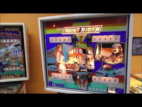 Repairing The Backglass Of Bally's 1976 NIGHT RIDER E.M. Pinball Machine - Heavily Damaged Paint !