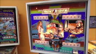 Repairing The Backglass Of Bally's 1976 NIGHT RIDER E.M. Pinball Machine - Heavily Damaged Paint !
