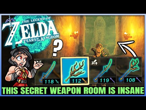 How to Unlock the Hidden Best Weapon Room - OP Weapons That Respawn & More - Tears of the Kingdom!