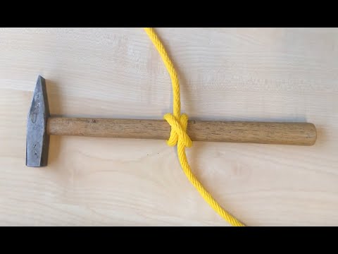 #05 - Der Mastwurf oder auch Webeleinstek - GESTOCHEN - Ein Seil an einem Ast, Rohr, etc. befestigen