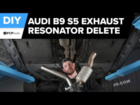 Audi S5 034 Motorsport Exhaust Resonator Delete & Upgrade DIY (2018-2025 Audi B9 S4, S5 Sportback)