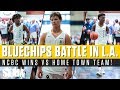 The Blue Chips Bronny James Win CLOSE GAME Vs Hometown Team