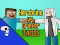 Herobrine vs Griefer RAP BATTLE! (LYRIC VIDEO ...