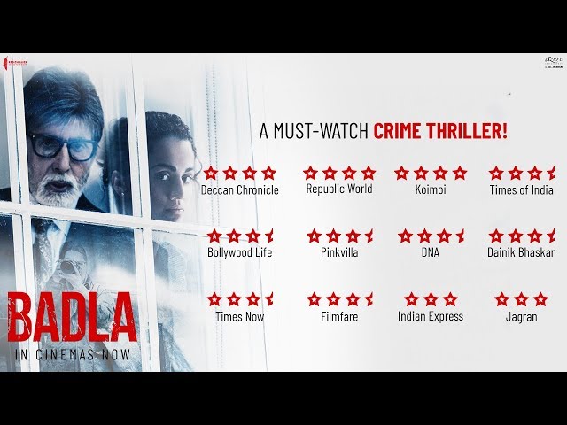 Badla Trailer: Amitabh Bachchan, Sujoy Ghosh's Film Is A Fast-Paced Mystery-Thriller