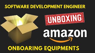 Unboxing macbook pro 16 inch 2021 | Amazon SDE Onboarding Equipments | Which Laptop does an SDE get?