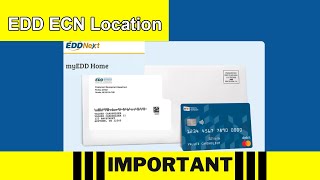 How to Find Your ECN Number on California EDD Online Portal