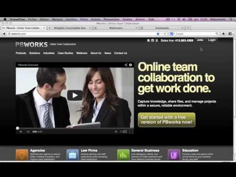 PBworks Tutoriel n°1 : Créer son compte PBworks