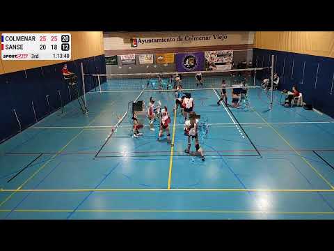 Voleibol Juvenil Colmenar vs Sanse - 13/02/2022