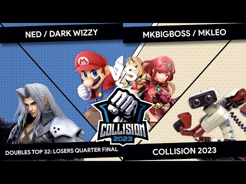 Collision 2023 - MkLeo / MKBigBoss (Red) vs Ned / Dark Wizzy (Blue) - Top 8 - Losers Quarters