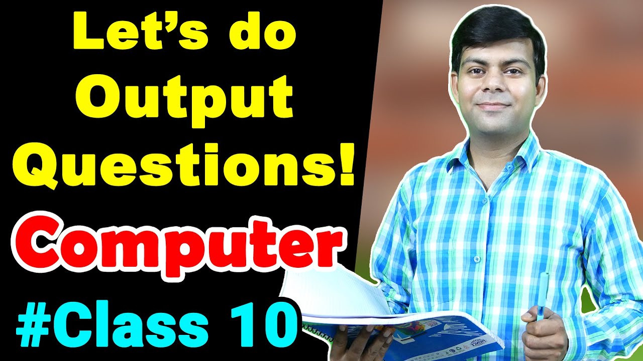 Important Output Questions in Java | Computer Class 10 #ICSE #2024