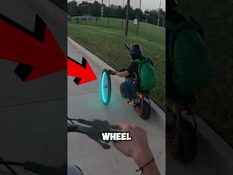 Bro stole my wheel mid-ride 💀#mafiabikes #eboxelectric