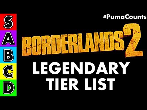 The ULTIMATE Borderlands 2 Legendary Tier List (Ranking All Legendary Guns and Weapons) #PumaCounts