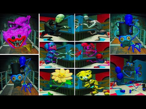 All Mommy Long Legs Encounters And Scary Moments [Poppy Playtime Chapter 2] (Endings Deaths) #Part9