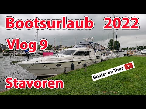 Vlog 9: Boating holiday 2022 - Stavoren - boating in June through Friesland - by Heeg