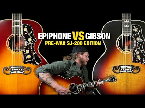 Epiphone VS Gibson – PreWar SJ-200 Rosewood Edition