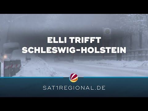 Schleswig-Holstein bereitet sich auf Schneesturmtief „Elli“ vor