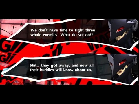 Akechi Navi Lines when Enemy Trying to Escape - Persona 5 Royal