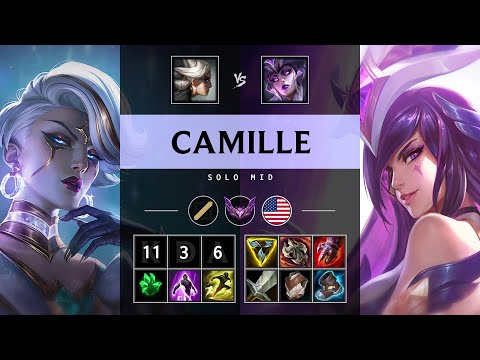 Camille Mid vs Syndra - NA Master Patch 25.S1.3