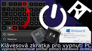 Jak vypnout počítač pomocí klávesnice - Jak vypnout PC pomocí klávesové zkratky - Windows 10