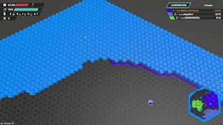 Unusually Slow for Base Battle (Hexanaut.io Weekly Mode: 10v10v10 + Base Battle + Full Speed)