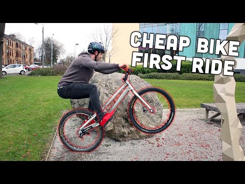 Cheap Trials Bike Episode 2 : First Ride