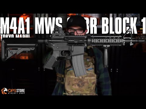 M4A1 MWS CQBR BLOCK 1 - TOKYO MARUI : La Réplique de Référence dans l'Univers des GBBR ![ENG SUB]