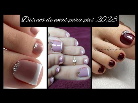DISEÑOS DE UÑAS PARA PIES 2022-2023