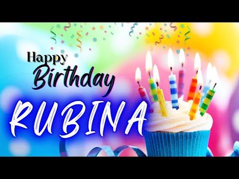 Happy Birthday Rubina 🥳🎈| Happy Birthday To You 🎁🎂 | Birthday song |Whatsapp status | Dj Remix music
